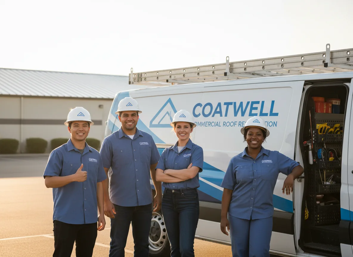 Commercial roof coating company in Tehuacana, TX
